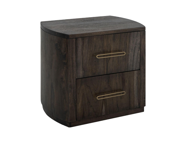 International Furniture Direct Black Balam - Nightstand - Oil Black