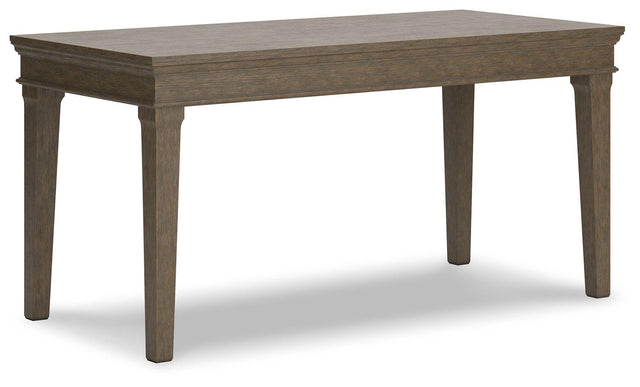 Ashley Janismore Home Office Desk - Weathered Gray