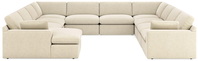 Ashley Elyza - Linen - 10-Piece Sectional
