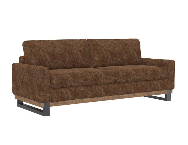International Furniture Direct Mita - Sofa - Chocolate Brown
