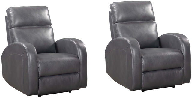 Parker House Devin - Power Recliner (Set of 2) - Pebble Gray