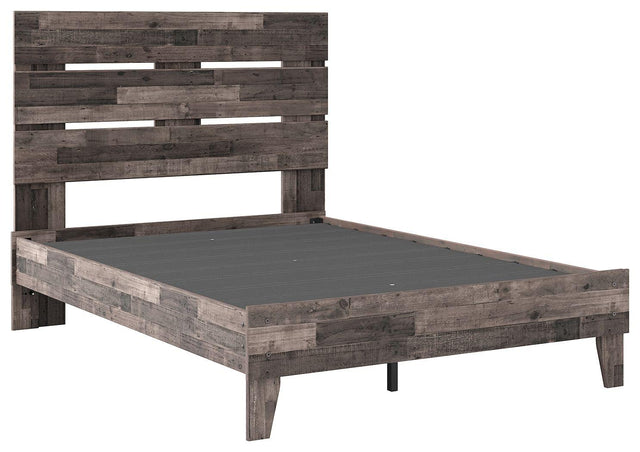Ashley Neilsville - Multi Gray - Full Panel Platform Bed