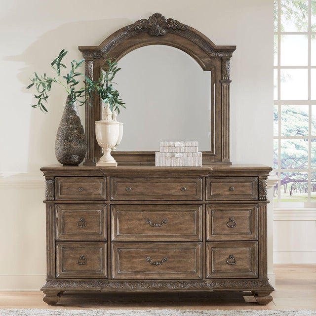 Liberty Furniture Carlisle Court - Optional Dresser & Mirror - Brown
