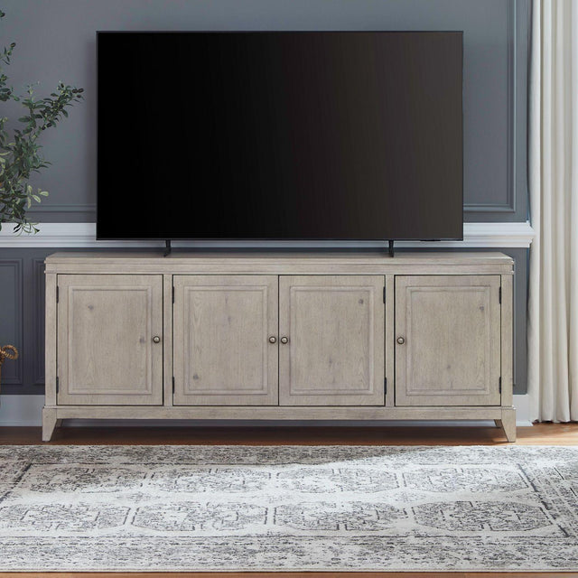 Liberty Furniture New Haven - 82'' TV Console - Sanctuary White
