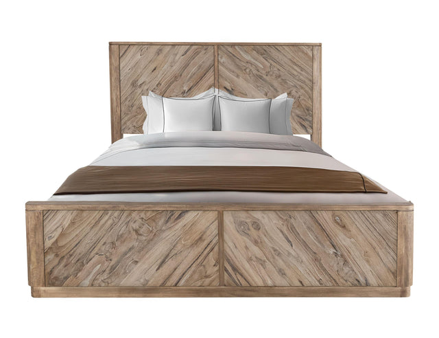 International Furniture Direct White Balam - King Bed - Ivory White