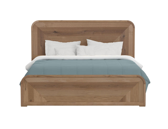 International Furniture Direct Santa Rosa - King Panel Bed - Hazelnut