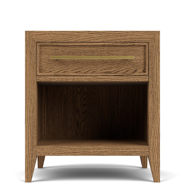 Riverside Furniture Halbrooke - One Drawer Nightstand - Light Brown