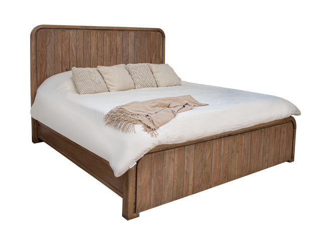 International Furniture Direct Mezquite - Queen Platform Bed - Reddish Brown