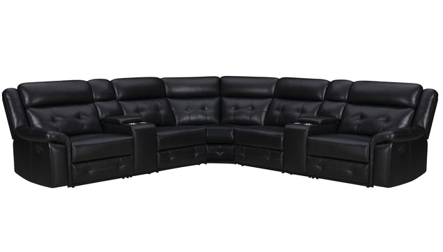 Parker House Clayton - 7 Piece Package Sectional - Phantom