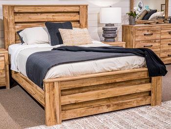 Ashley Maystonna King Panel Headboard - Brown