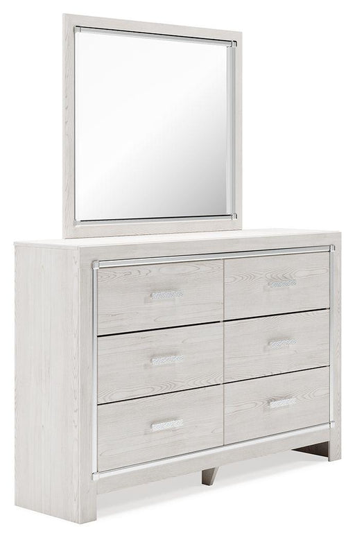 Ashley Altyra - White - Dresser, Mirror