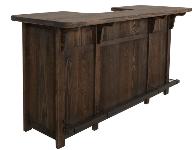 International Furniture Direct Dutton - Bar - Rookwood Brown