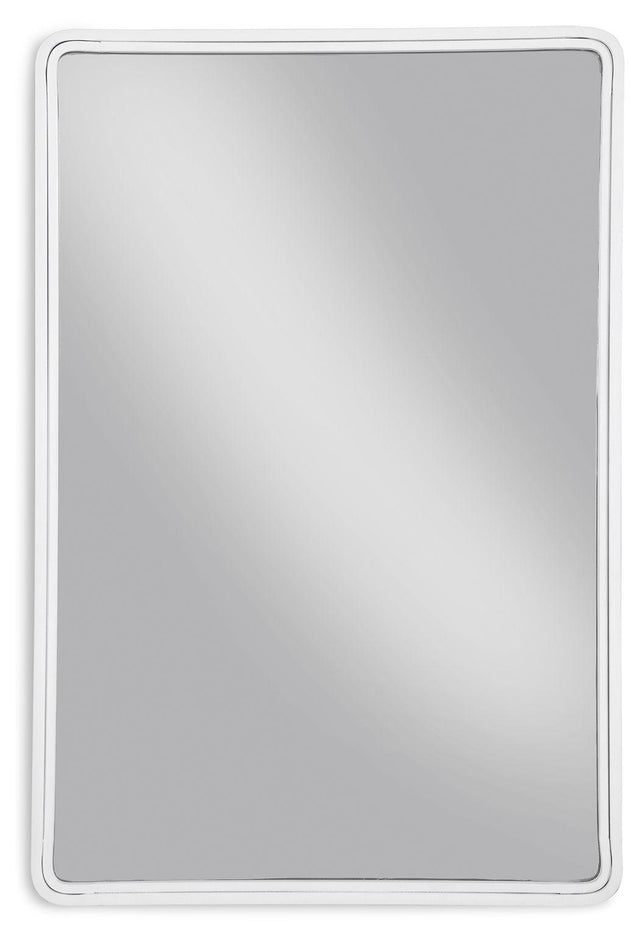 Ashley Brocky Accent Mirror - White