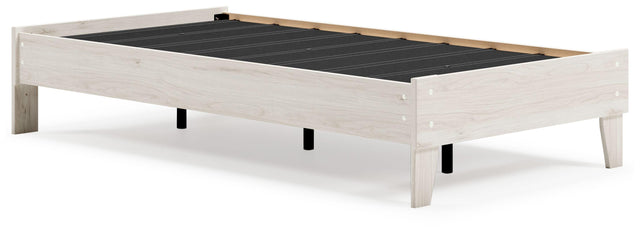 Ashley Socalle Twin Platform Bed - Light Natural