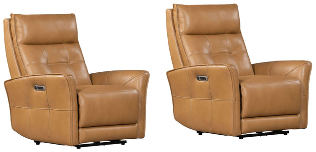 Parker House Gershwin - Zero Gravity Power Recliner (Set of 2) - Lucca Butterscotch