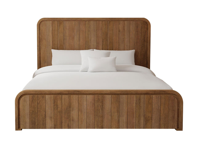 International Furniture Direct Mezquite - King Platform Bed - Reddish Brown