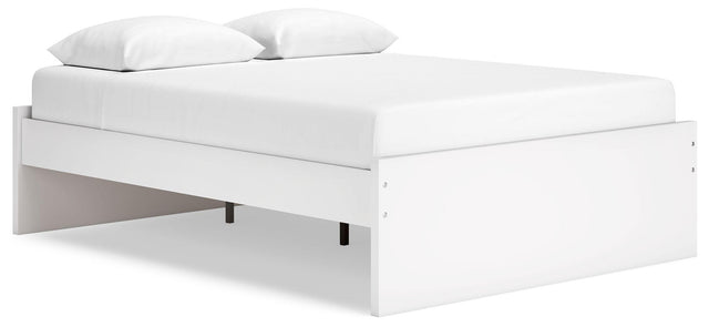 Ashley Onita - White - Queen Platform Bed