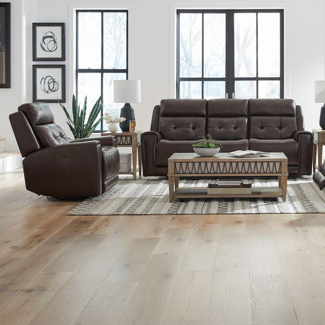 Liberty Furniture Carrington - Sofa & Recliner - Dark Brown