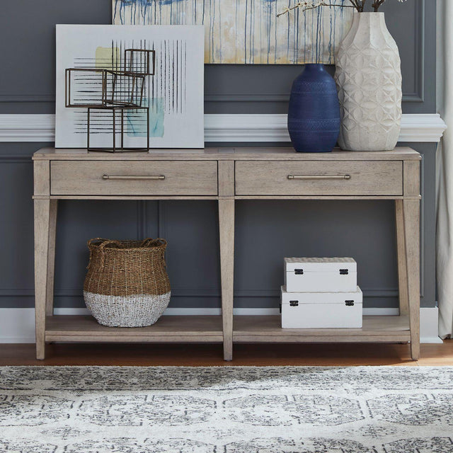Liberty Furniture New Haven - Sofa Table - Sanctuary White