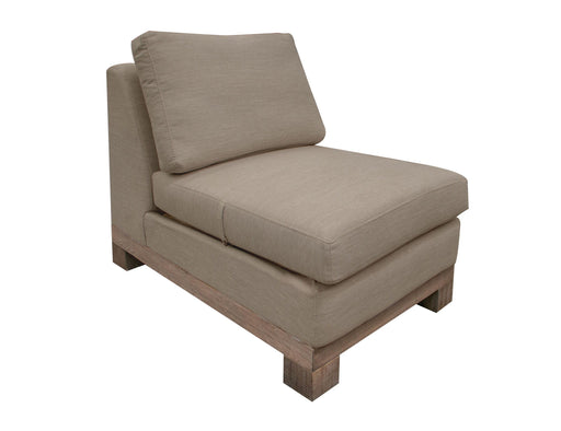 International Furniture Direct Samba - Armless Chair - Brown Camel
