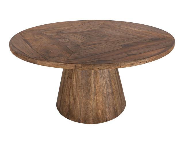 International Furniture Direct Balam - Round Dining Table - Light Brown