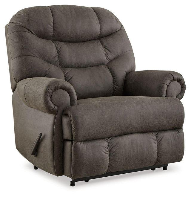 Ashley Camera Time Zero Wall Recliner - Gunmetal