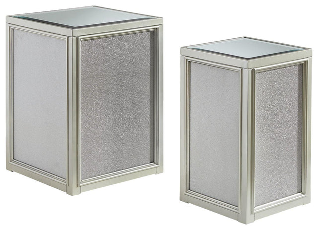 Ashley Traleena Nesting End Tables (2/CN) - Silver Finish