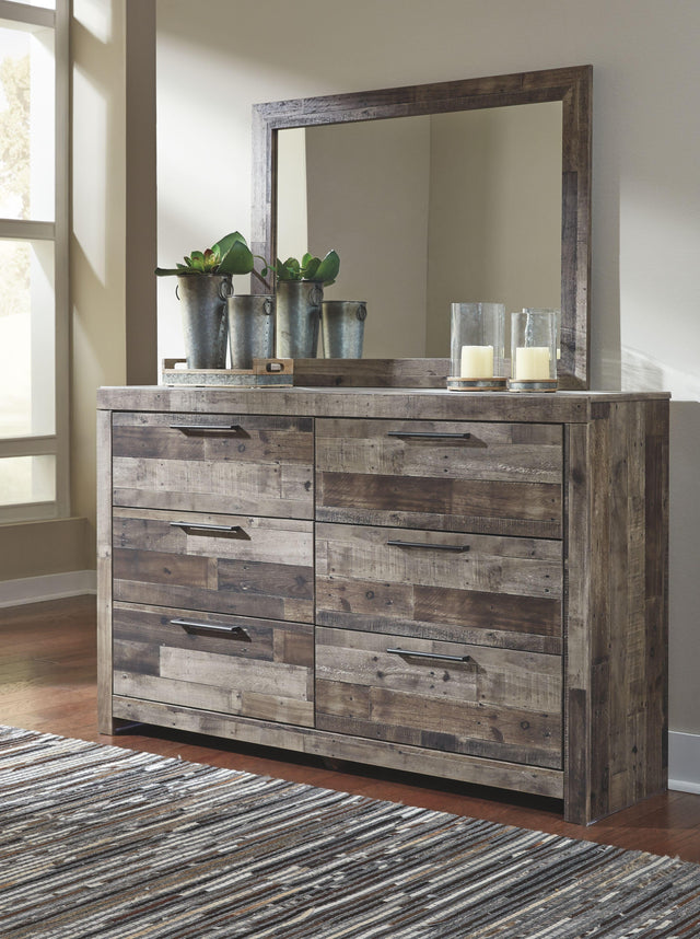 Ashley Derekson - Multi Gray - Dresser, Mirror