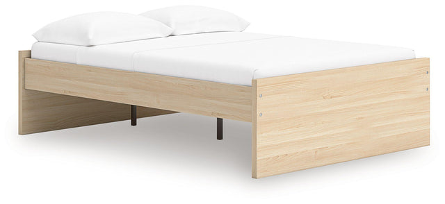 Ashley Onita - Natural - Full Platform Bed