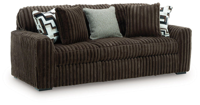 Ashley Midnight-Madness Sofa - Chocolate