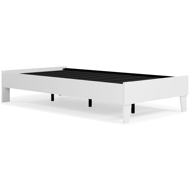 Ashley Piperton Twin Platform Bed - White