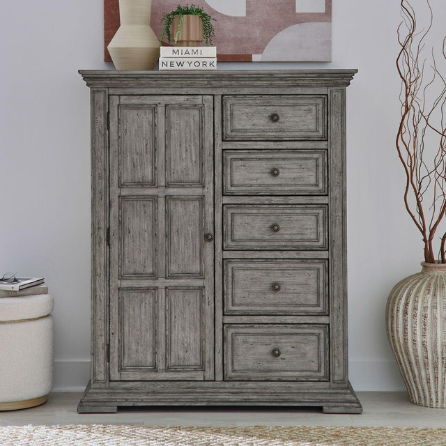 Liberty Furniture Big Valley - Door Chest - Gray