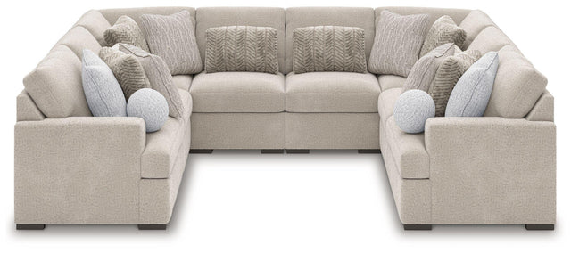 Ashley Cuddle Plush - Arctic - 8-Piece Sectional