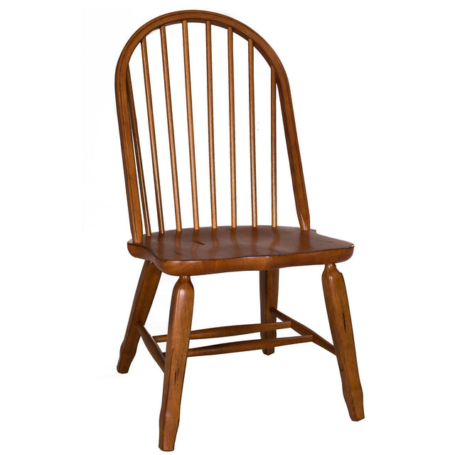 Liberty Furniture Treasures - Bow Back Side Chair - Light Brown