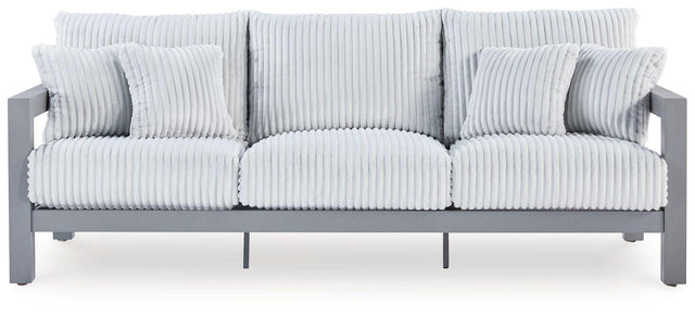 Ashley Hurley Park Sofa with Cushion - Gray