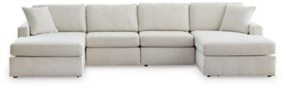 Ashley Modmax - Oyster - 4-Piece Double Chaise Sectional