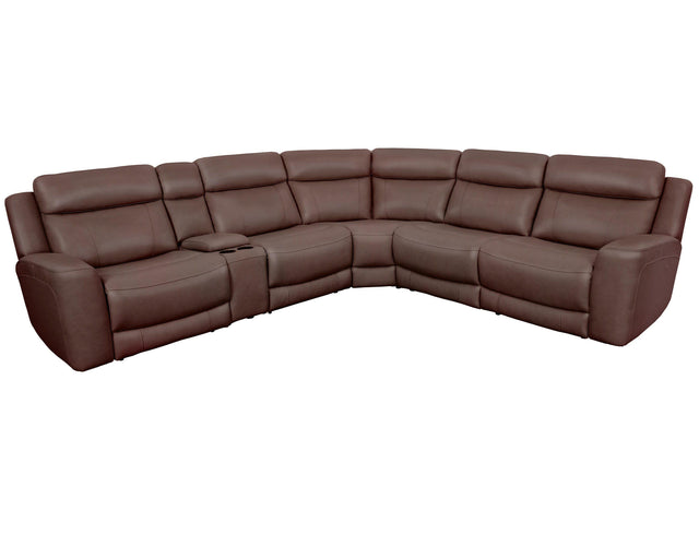 Parker House Calgary - 6 Piece Package Sectional - Autumn Umber