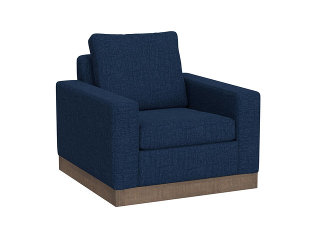 International Furniture Direct Georgia - Armchair - Midnight Blue