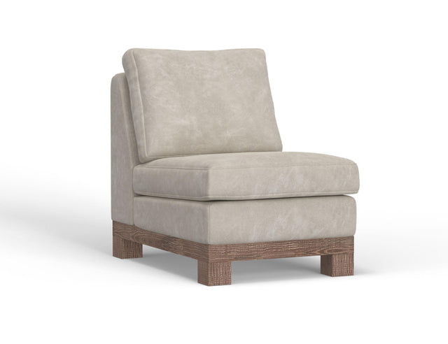 International Furniture Direct Samba - Armless Chair - Marfil