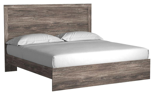 Ashley Ralinksi - Gray - King Panel Bed
