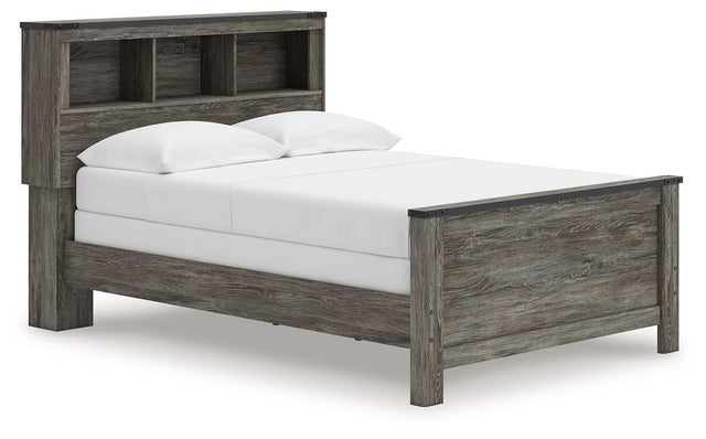 Ashley Frandern - Gray - Full Bookcase Panel Bed
