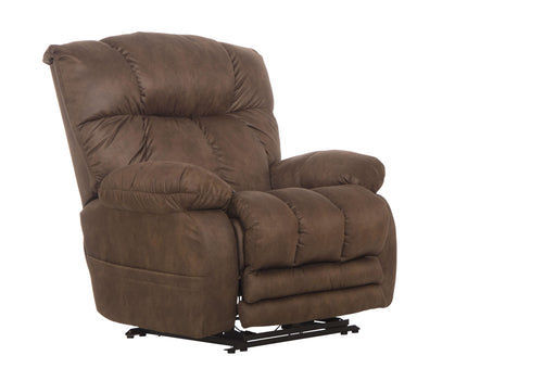 Catnapper Dawkins - Power Lay Flat Reclining With Oversize Xtra Comfort Ottoman - Chocolate