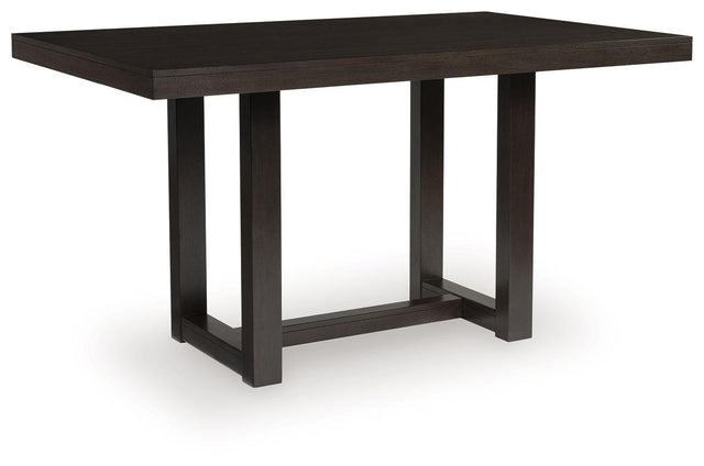 Ashley Neymorton RECT Dining Room Counter Table - Dark Grayish Brown