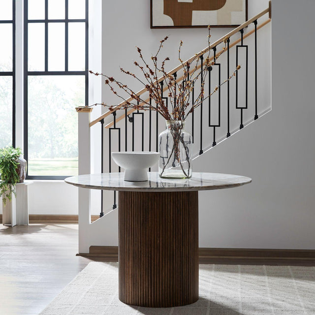 Liberty Furniture Kaleidoscope - Pedestal Table- Brown