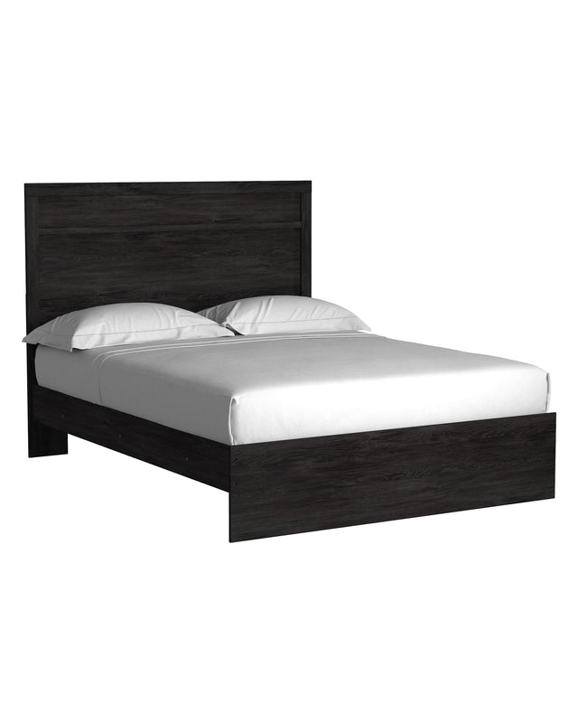 Ashley Belachime - Black - Queen Panel Bed