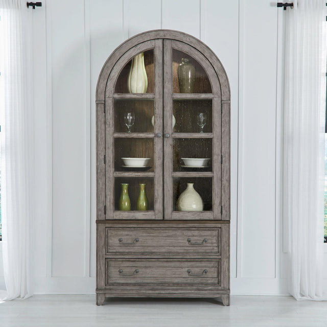 Liberty Furniture River Place - Curio Cabinet - Gray