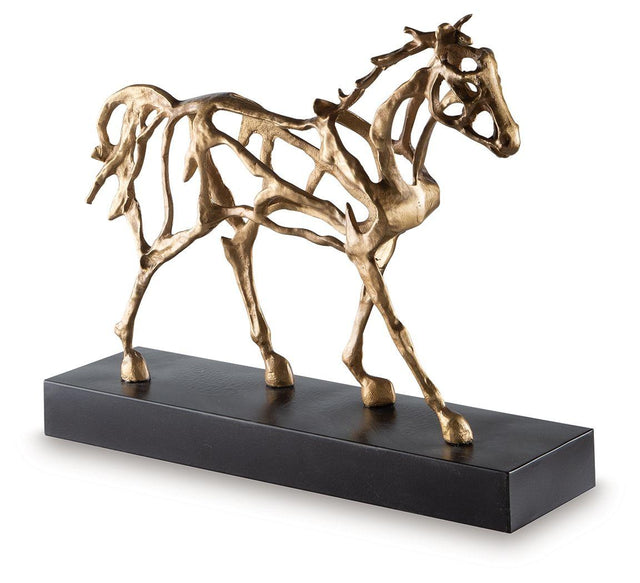 Ashley Grainville Sculpture - Antique Gold Finish
