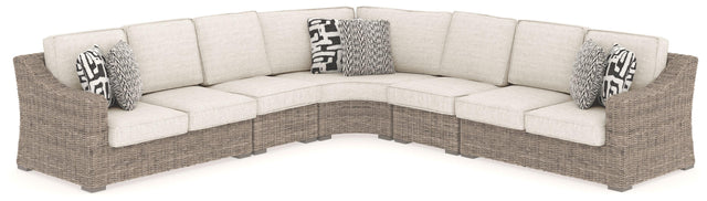 Ashley Beachcroft - Beige - 5 Pc. - Sectional Lounge