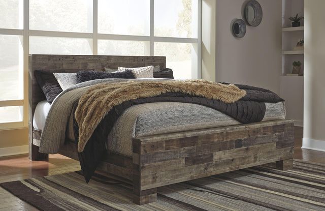 Ashley Derekson - Multi Gray - King Panel Bed