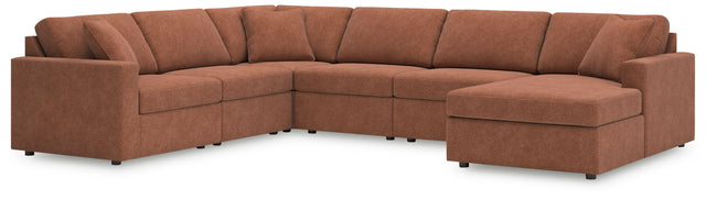 Ashley Modmax - Spice - 6-Piece Sectional With Raf Corner Chaise